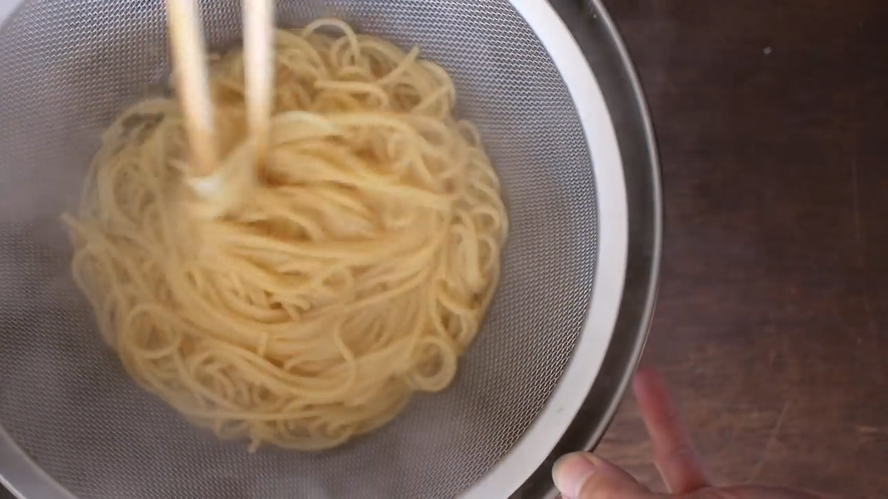 dry to cooked noodles noodles